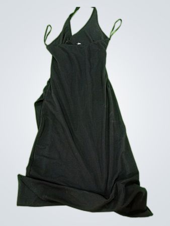 Unbranded Black Halter Slip Dress