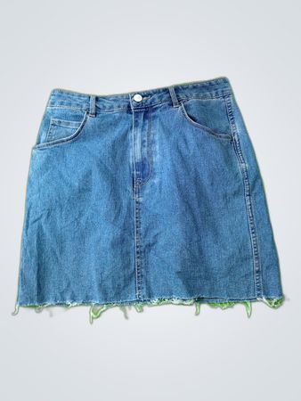 levi's denim mini skirt