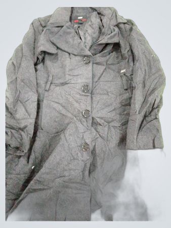 Miss Sixty Charcoal Wool Blend Coat