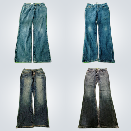 Flare and Straight Jeans