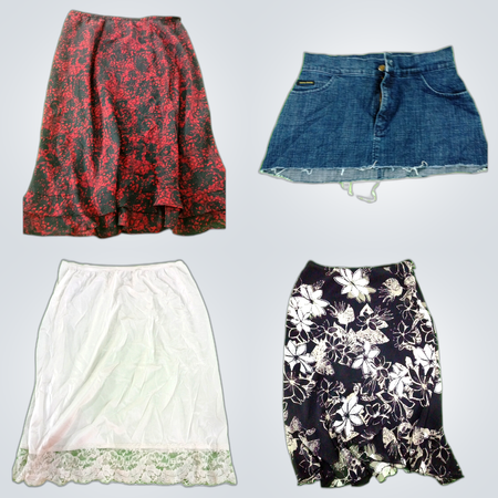 Denim and Mini Skirts