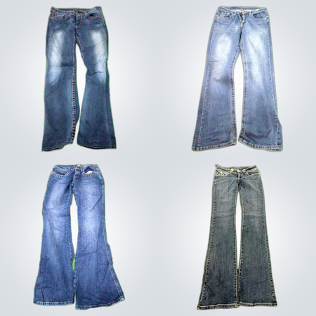 Flared Light Wash Jeans