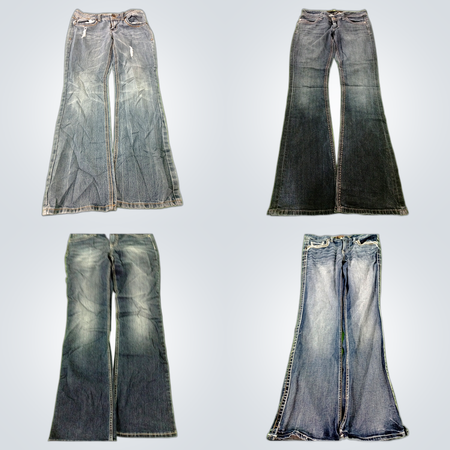 Flared Denim Jeans Unknowns