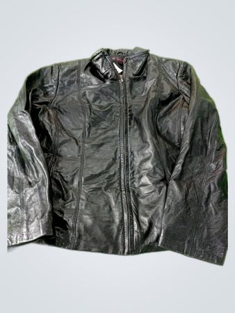 M. Julianan Black Leather Jacket