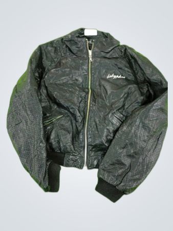 Baby Phat Vintage Leather Hooded Jacket