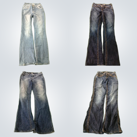 Flare and Straight Jeans