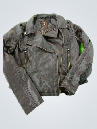 Dollhouse Black Leather Biker Jacket