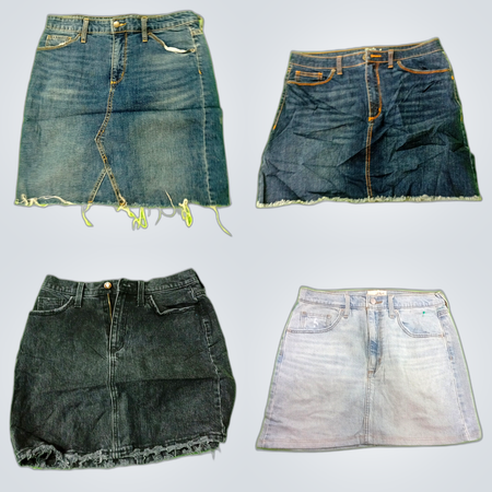 Denim Mini Skirts