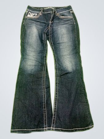 Rock & Republic Low-Rise Flared Jeans