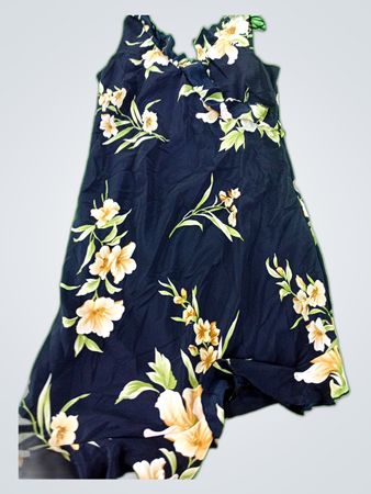 Unbranded Black Floral Print Mini Dress