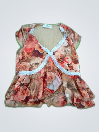 Rebellious Dreamer Printed Floral Blouse