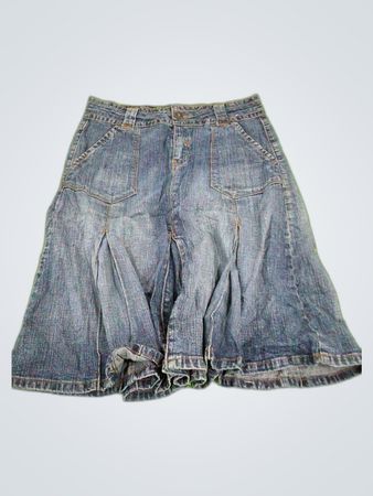 Unbranded Flared Denim Mini Skirt
