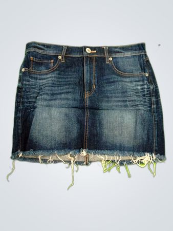 Express Denim Mini Skirt