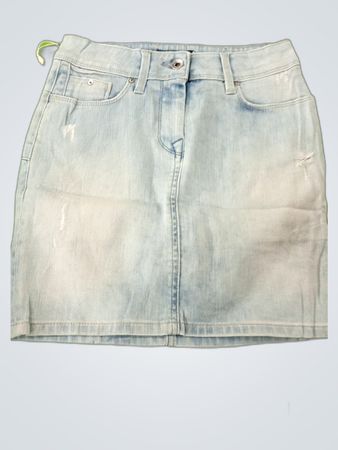 Light Blue Denim Skirt