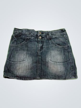 Liquid X Denim Mini Skirt
