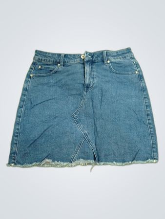 Icone Denim Mini Skirt