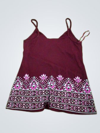 New York & Company Embroidered Camisole Top