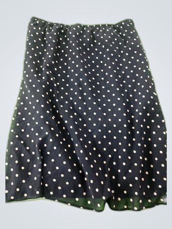Black Polka Dot Skirt