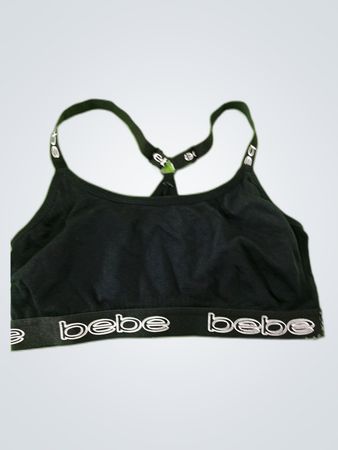 Bebe Black Sports Bra