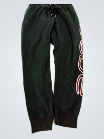 Bebe Black Logo Sweatpants
