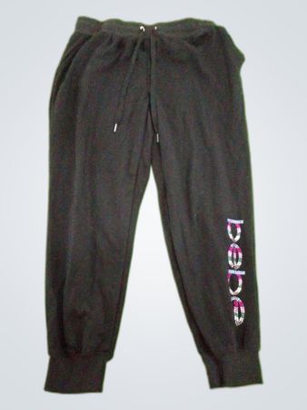 Bebe Black Logo Sweatpants