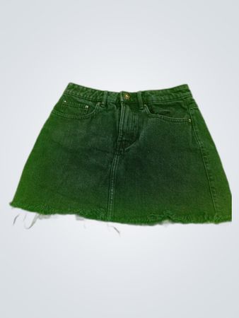 PAFALO Denim Mini Skirt