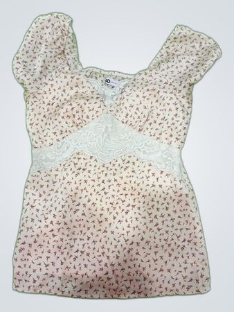 Blouse with Floral Pattern