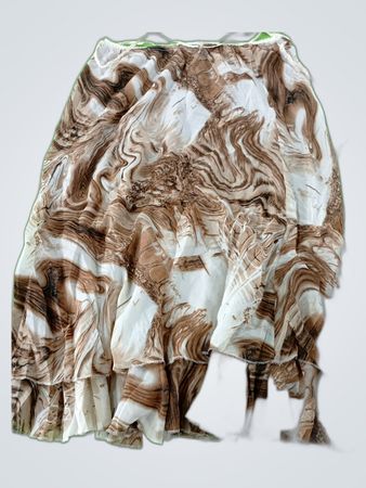 Brown Marble Skirt