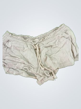 Zara Beige Drawstring Shorts