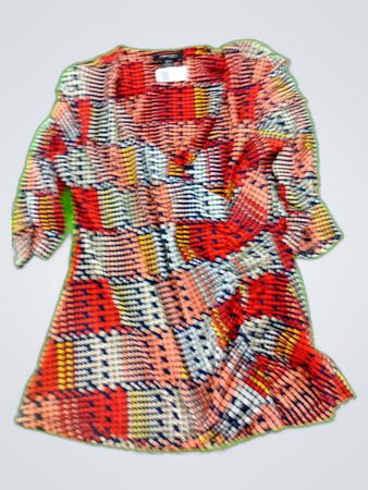 Free People Printed Blouse