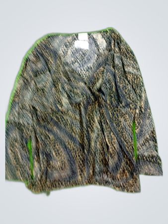 Patterned Knit Cardigan