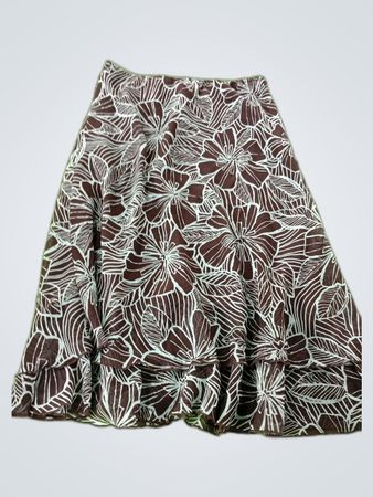 Briggs Floral Print Mini Skirt
