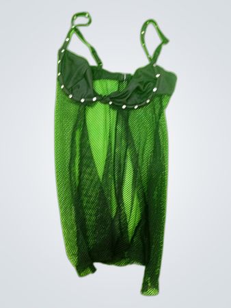 Black Sheer Mesh Blouse