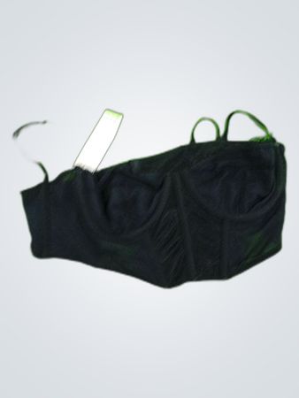 Black Lace Bustier Top