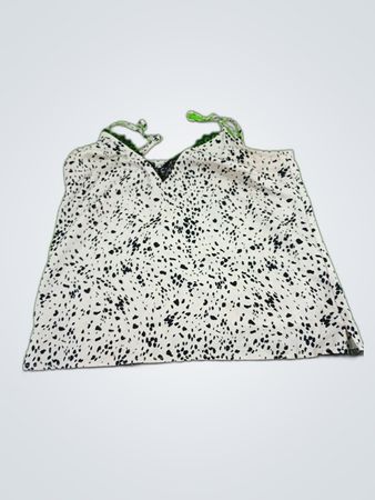 A New Day White Polka Dot Lace Trim Camisole