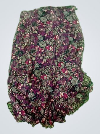 Floral Print Wide-Leg Pants