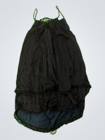 RODE Black Spaghetti Strap Blouse