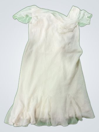 White Ruffled Mini Dress