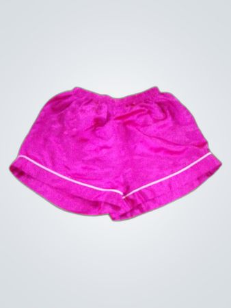 Pink Satin Micro Mini Shorts