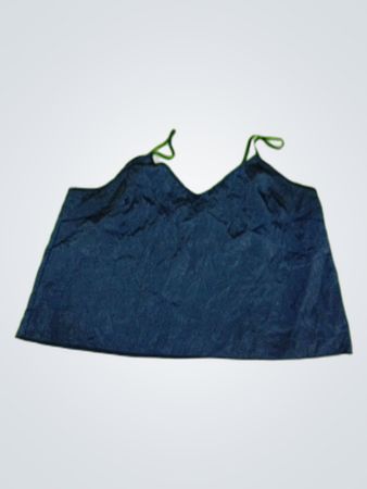 Black Satin Camisole Top