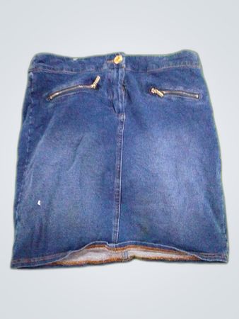 Bebe Denim Mini Skirt