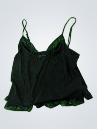 Black Lace Trim Camisole