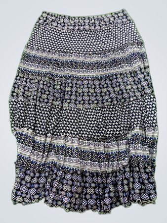 J Collection Printed Maxi Skirt