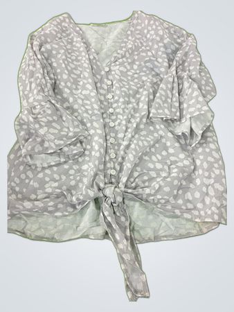 Kanco Printed Polka Dot Blouse