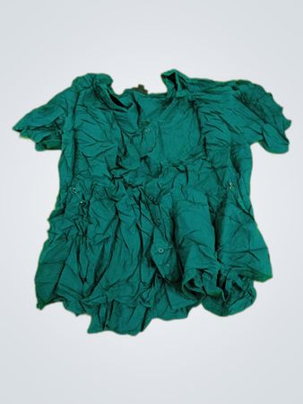 Torrid Teal Ruffle Blouse