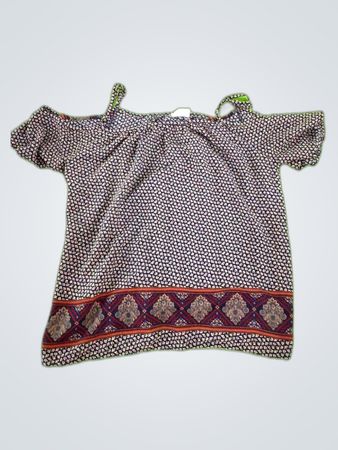 Sienna Sky Printed Off-Shoulder Blouse