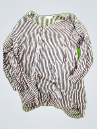 Striped Long Sleeve Blouse