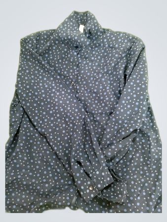 Notations Polka Dot Button-Up Shirt