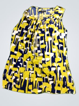 Banana Republic Printed Sleeveless Blouse