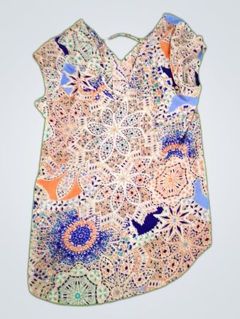 DR2 Printed Sleeveless Blouse